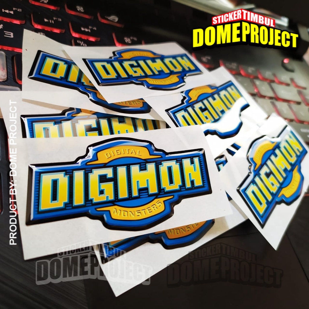 STIKER TIMBUL MOTOR ANIME DIGIMON EMBLEM STIKER TIMBUL STIKER MOBIL STICKER WATERPROOF STICKER AKSESORIS SEPEDA MOTOR