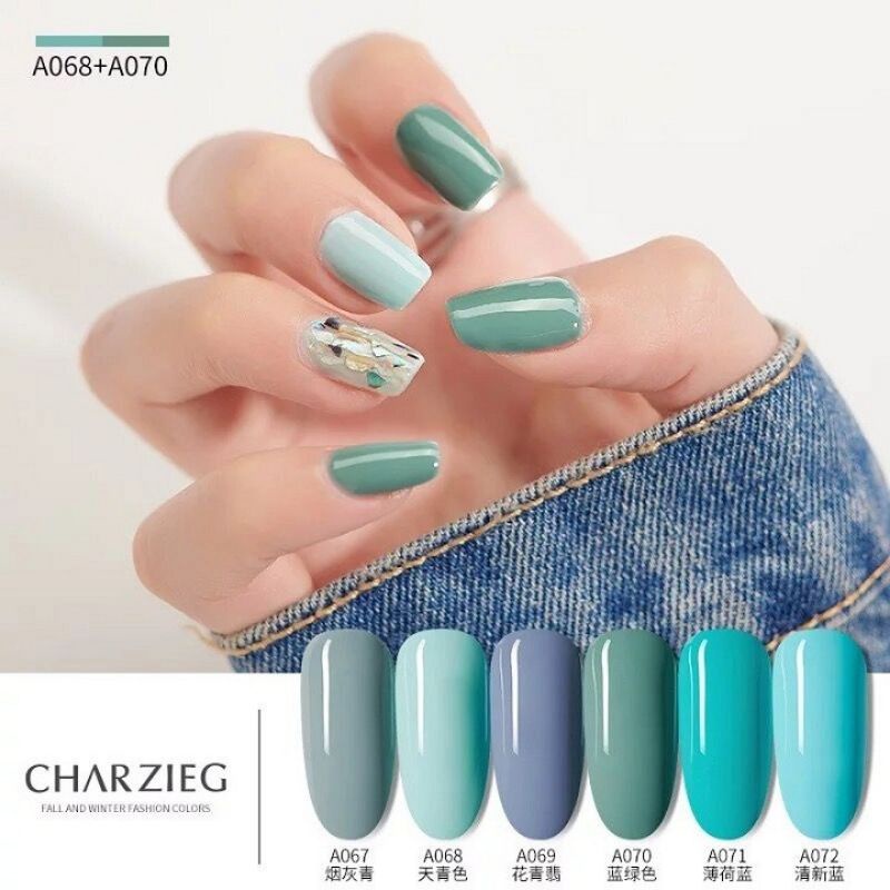 CHARZIEG 15ml(051-100) UV LED Gel Polish Kutek Gel Kutek CHARZIEG UV Led Soak Off Gel Polish