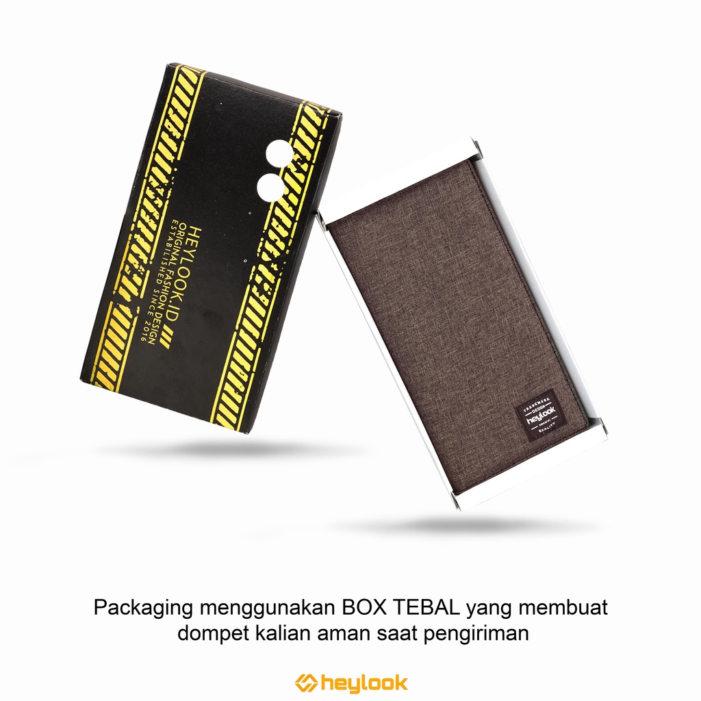 HEYLOOK Project - Dompet Pria Panjang BROMPTON Dompet Denim Panjang Lipat Premium Pria Distro