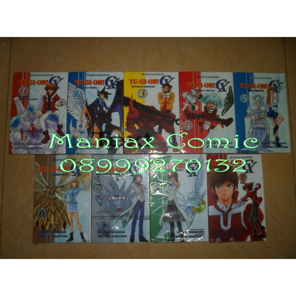 Komik Yugioh GX 1-9 Tamat Segel Baru Murah