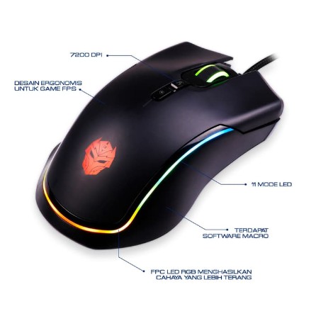 Rexus X13 Xierra Macro Gaming Mouse RGB