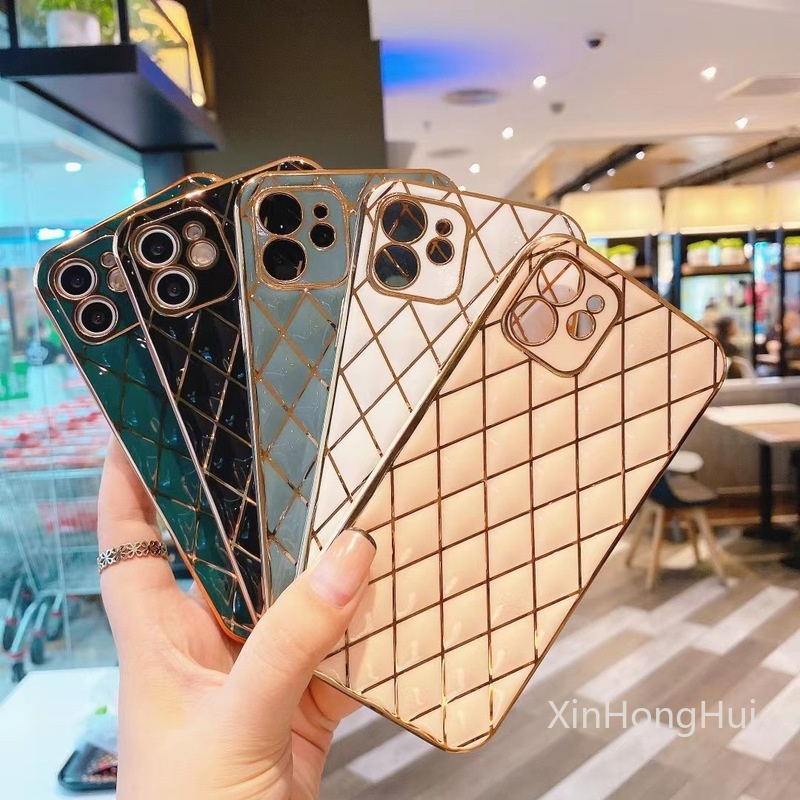 Soft Shell Bergaris Berkualitas Tinggi Cocok Untuk Iphone 7 8 Plus X Xs 11 12 Pro MAX Cakupan Penuh Penutup Pelindung Anti Jatuh