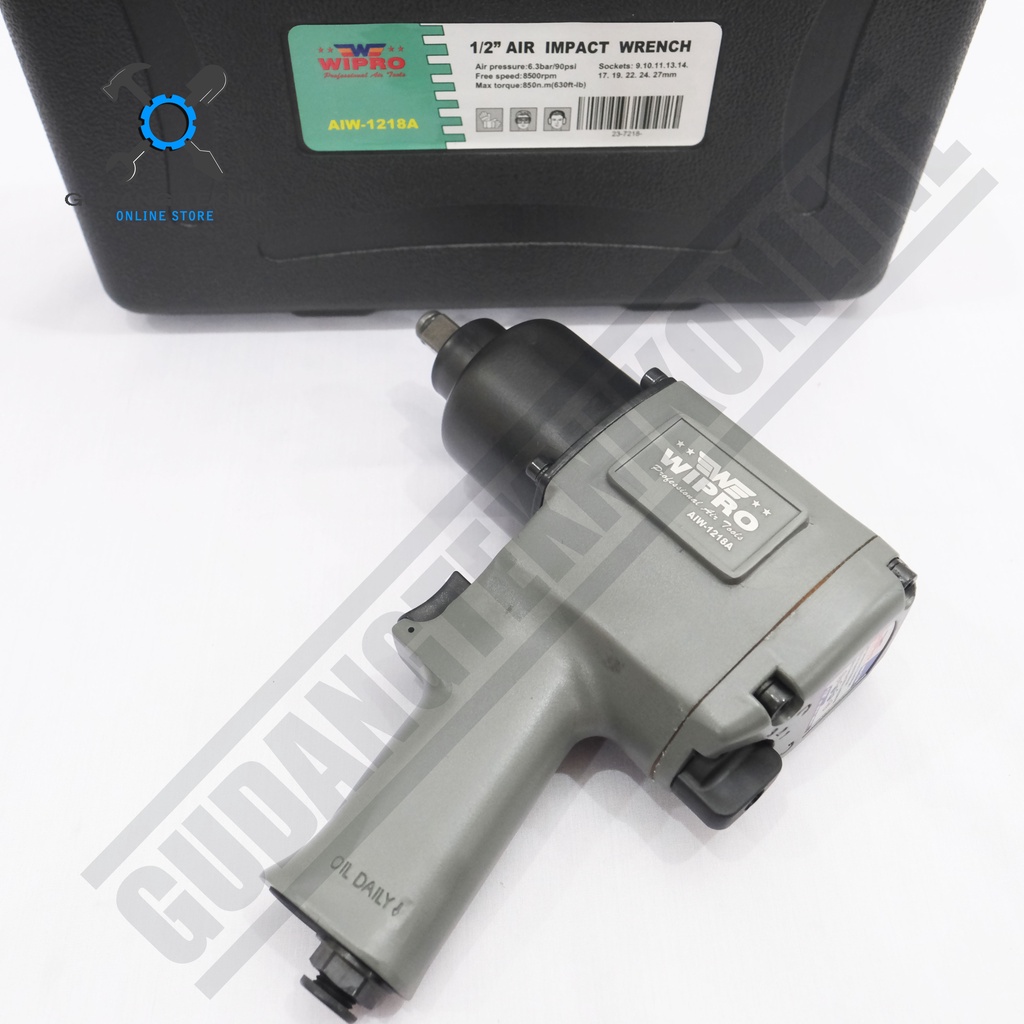 Air Impact Wrench 1/2&quot; WIPRO AIW1218A / Alat Buka Pasang Baut AIW 1218A