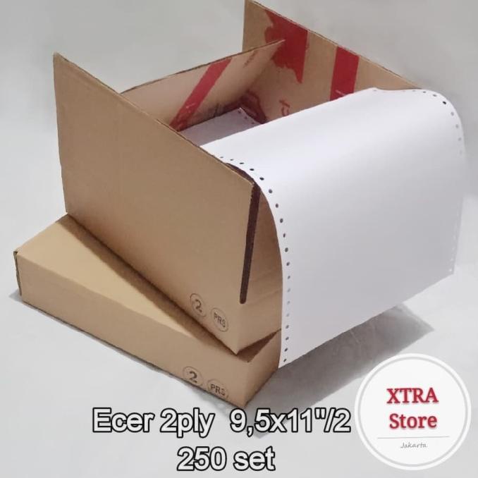 

ECER kertas komputer continuous form isi 500set 2 ply 9.5x11 /2