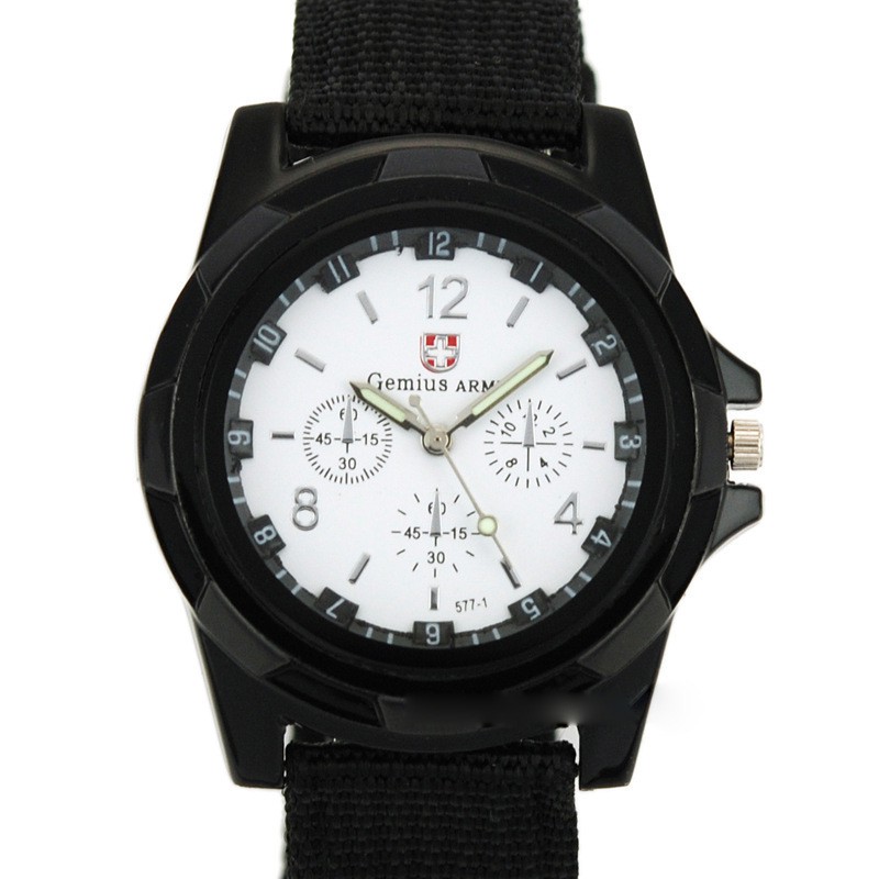 Jam Tangan Pria GEMIUS ARMY TALI BAHAN/CANVAS-Gemius Jam Tangan Pria Militer Sport