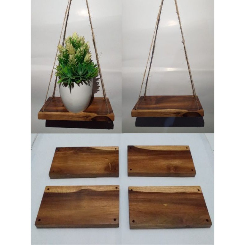 Rak dinding minimalis, gantungan pot hiasan dinding hambalan,