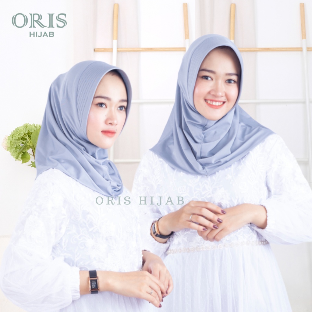 Jilbab Instan Bergo Hamidah Sport Pendek Pet Linear