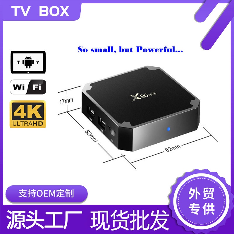 X96mini 5G Android TV Box Rk3228a Smart 4K Jaringan TV-Set Box  TV Box