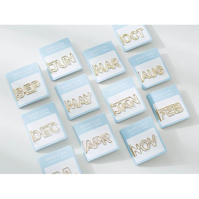 

Isi Kertas Binder - Kertas File - Kertas Note Months Of The Year Deco Paper Clip / Pembatas Buku