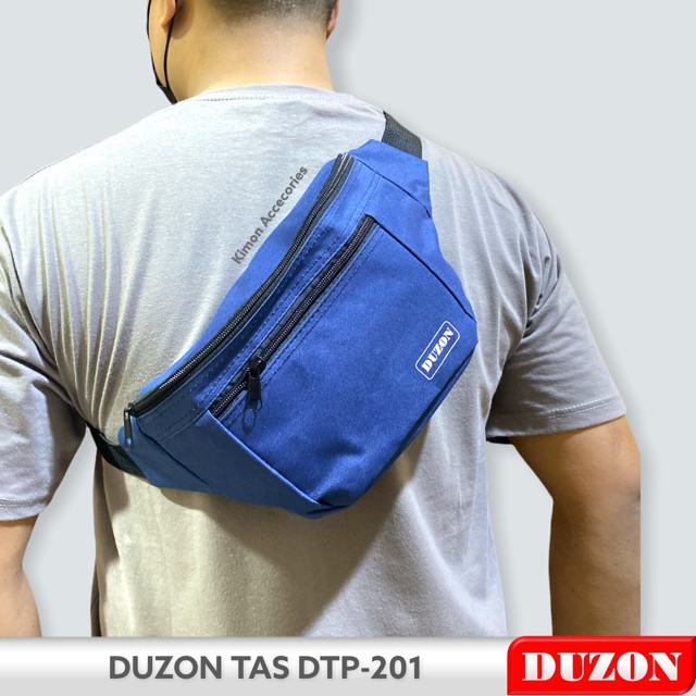 DUZON TAS DPT201 TAS HP SELEMPANG PINGGANG TAS CASUAL UNISEX BAG TAS SEPEDA BIKER