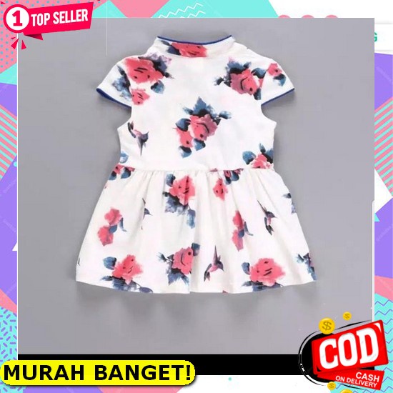 Dress Anak Import / Dress Bayi Perempuan / Dress Anak Perempuan / Gaun Anak Bayi Perempuan Lucu / Dr