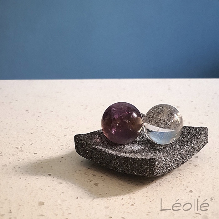 Leolle Hiasan Pajangan Batu Alam Mulia Batu Kristal Batu Lava