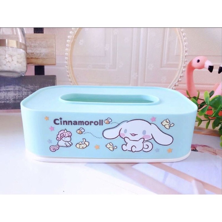 Tempat Tissue Hello Kitty Melody Little Twin Kuromi Sumikko Badtzmaru Snoopy Cinnamoroll Pompompurin
