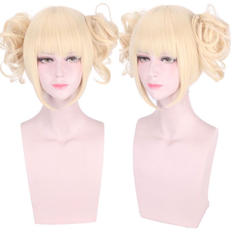 LOL-156 wig rambut palsu daily lolita cosplay himiko toga boku no hero academia blonde