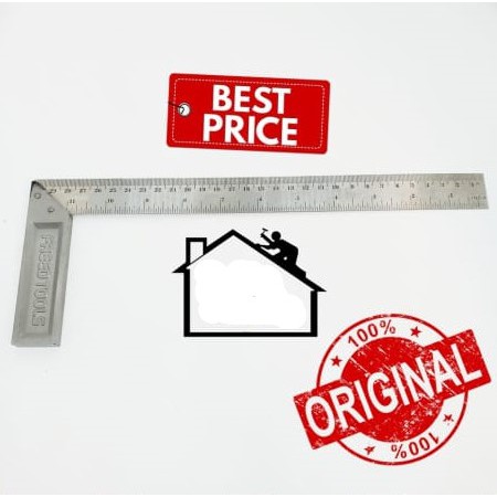 

Penggaris Siku Meter- Alat Ukur Freed 12" INCH