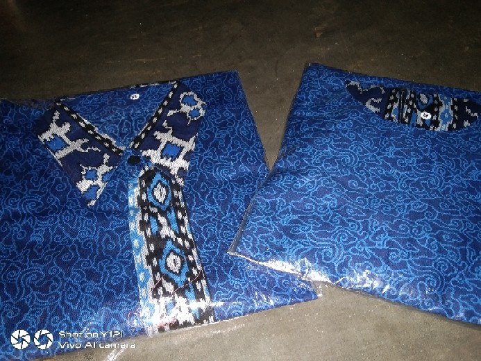 Maura Couple - Sania Ruffle Batik Couple - Atasan Couple Batik - Couple Asmara Linggar450