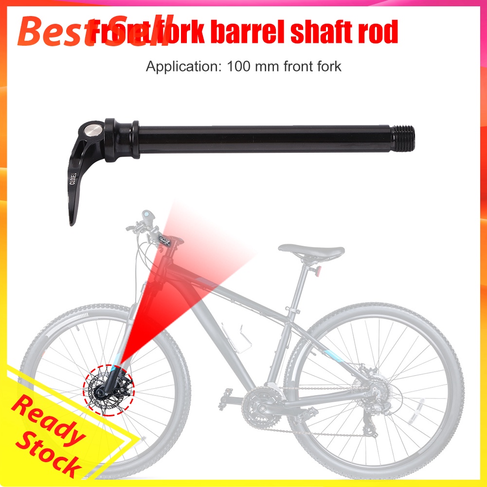 Bicycle Quick Release Thru Axle Skewer 100x15mm MTB Front Fork Shaft Lever