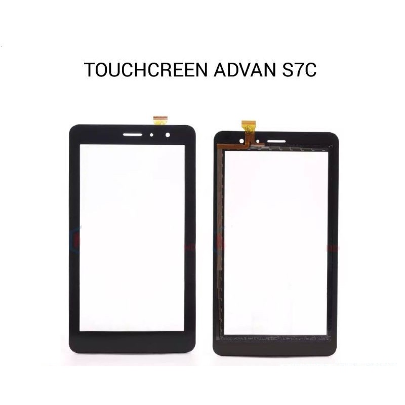 Kaca TouchScreen Touch Screen TS Layar Sentuh TAB ADVAN S7C 4G LTE (7&quot;) ORI BLACK