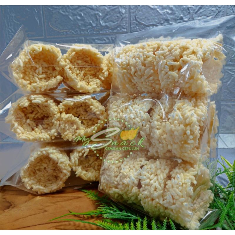 

Snack Kerupuk Rengginang Brondong Jipang Teng teng Cemilan Tradisional Manis