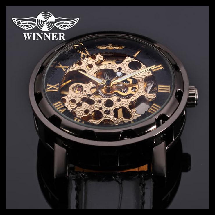 Best Seller Winner Wrg8008 Skeleton Automatic Watch Original + Box Berkualitas