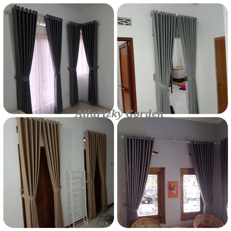 (CUSTOM) GORDEN BLACKOUT POLOS IMPORT PREMIUM SAFRON GRADE A TEBAL DAN MEWAH MINIMALIS MODERN