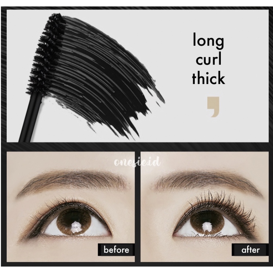 LAMEILA Maskara Black Silver Lash Slender Curling Waterproof Mascara LA097