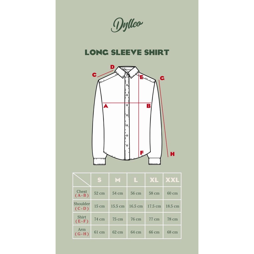 Dyllco Kemeja Pria Flannel Lengan Panjang Toni Flannel Shirt