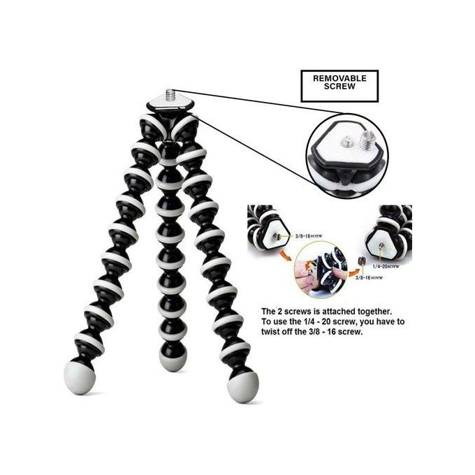 Tripod Camera &amp; Hp Gorillapod Flexible 360 Derajat Free Holder U