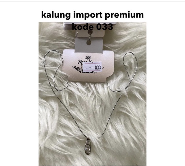 Kalung import anti karat - import import