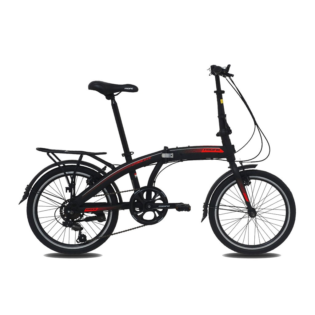 Sepeda Lipat Pacific 2980 HT DB 20" 7 Speed