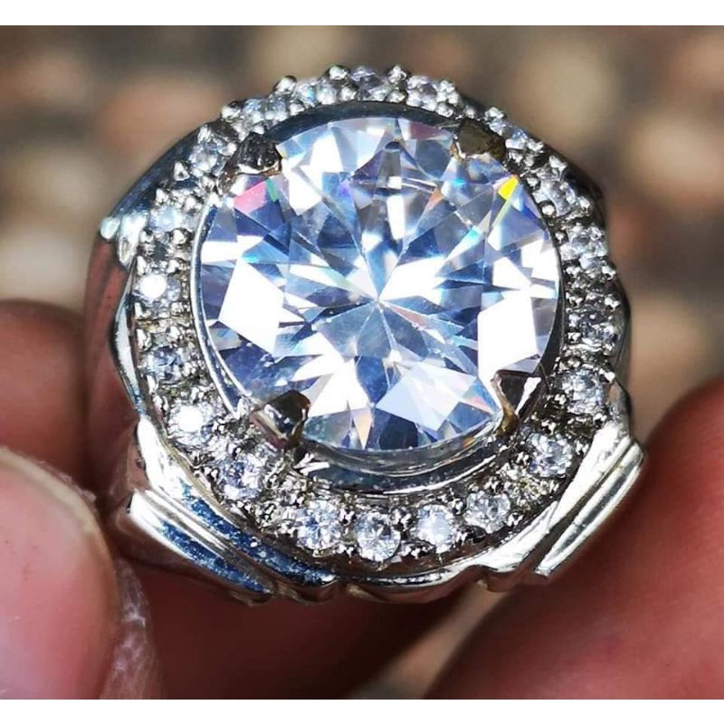 CINCIN BATU PERMATA MOISSANITE