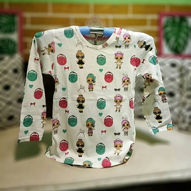 Kaos anak perempuan loopie kids