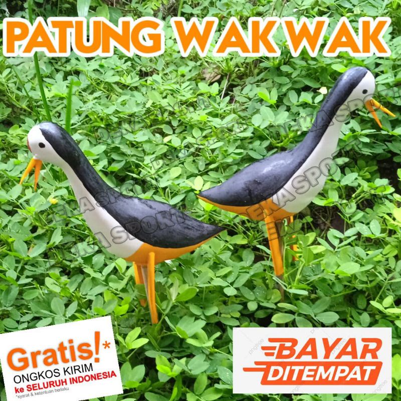 jonrot pemikat burung ruak ruak patung boneka