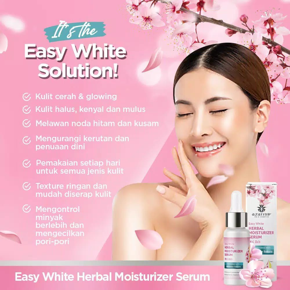 AZARINE INDONESIA C WHITE SERIES EASY WHITE HERBAL ESSENTIAL GLASS SKINCARE-1
