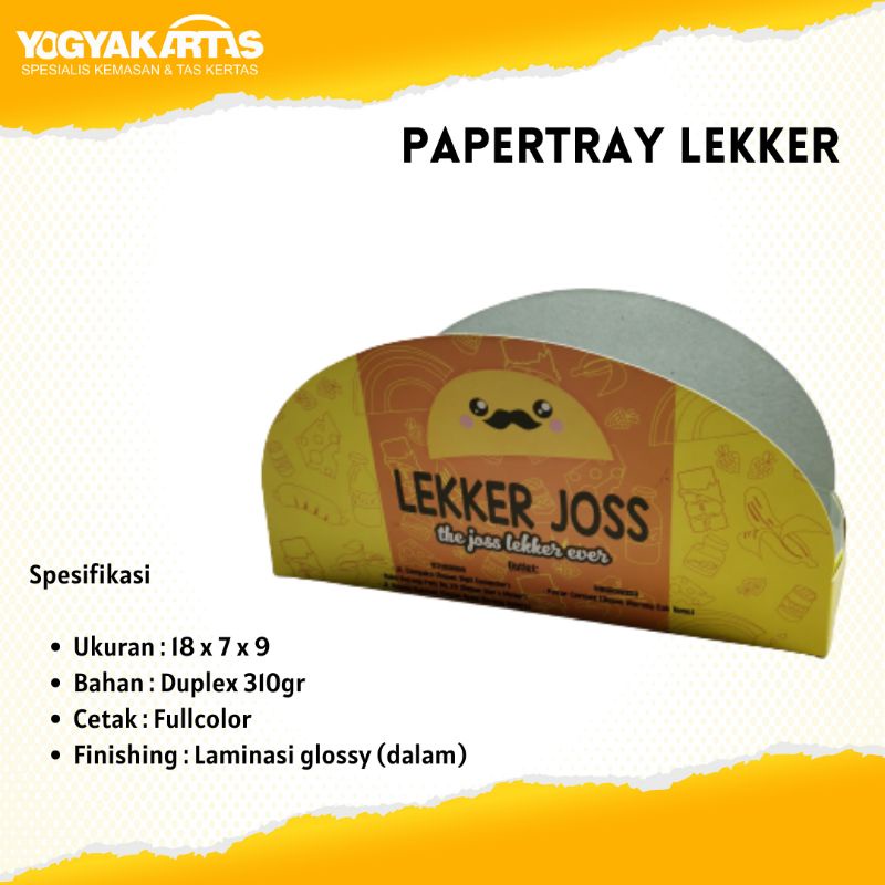 

Papertray Lekker Bahan Duplex 310gr