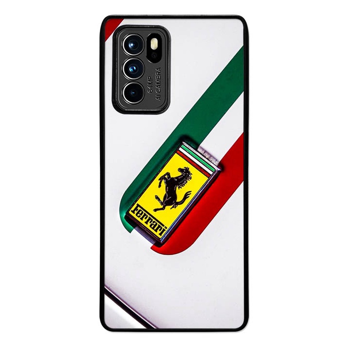 Casing Case Custom Oppo Reno 6 5G, 6 Pro 5G, 5 Pro 5G, 5 5G, 4, 2, 2F, 2Z Ferrari DK2004
