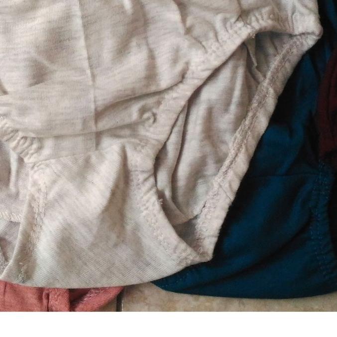 ➼ Harga 6 pcs Celana Dalam Anak Laki Polos (3-10 th) Bahan Katun Dari Konveksi Murah Meriah ❈