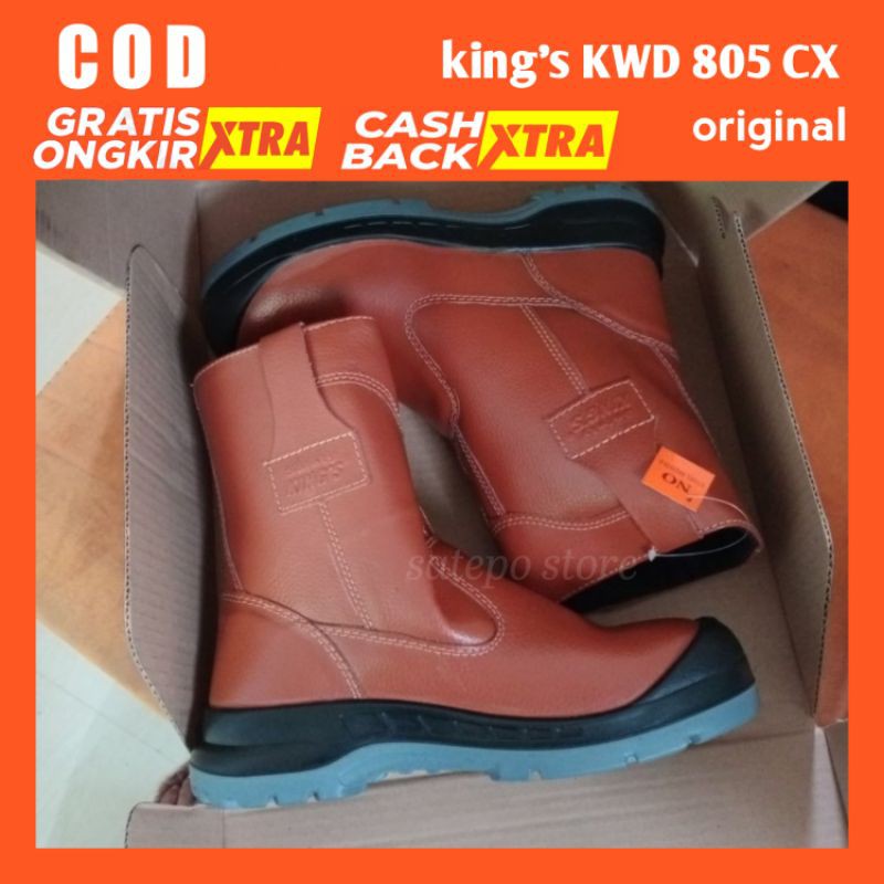 Sepatu Safety King's KWD 805 CX Original Lengkap Box Safety Shoes Kings 805 Cx Original model terbar