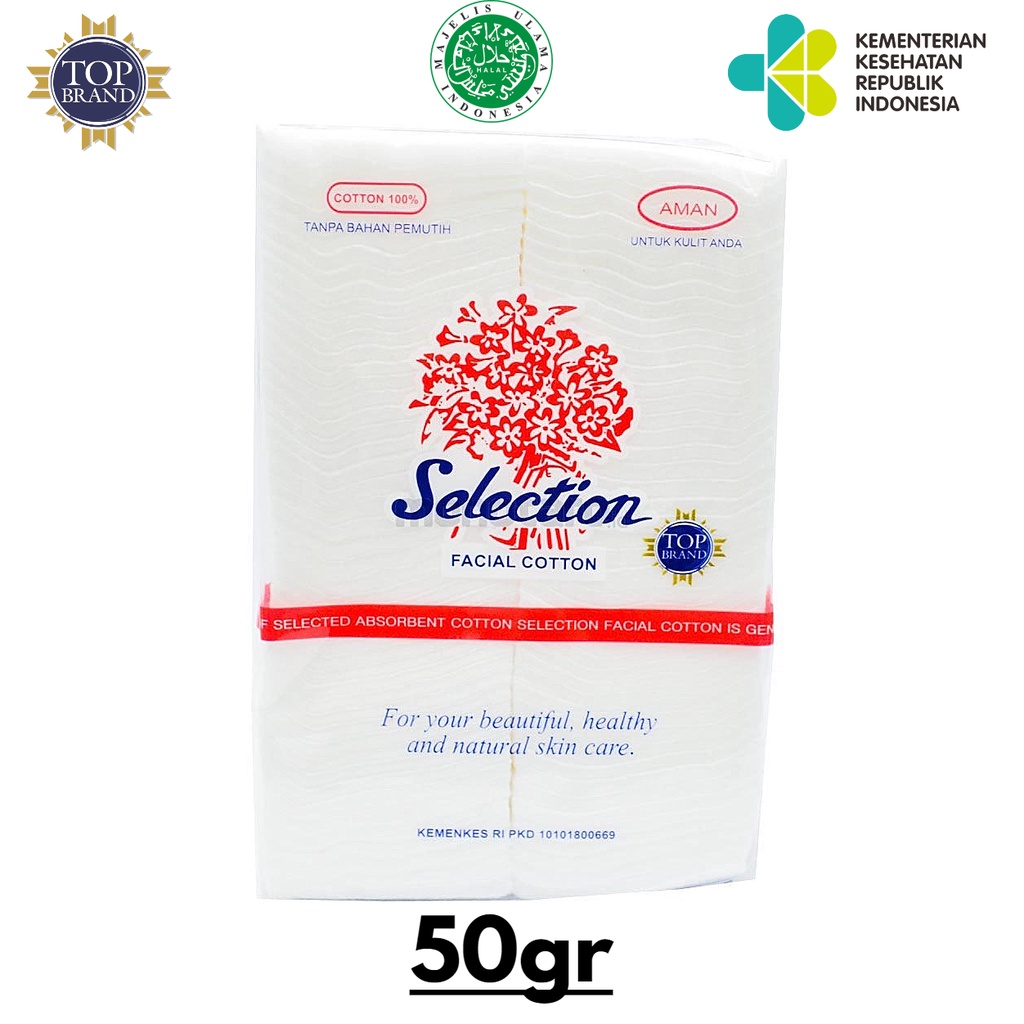 Kapas Selection / Medisoft Facial Cotton Pad Pembersih Wajah 35gr / 50gr / 75gr