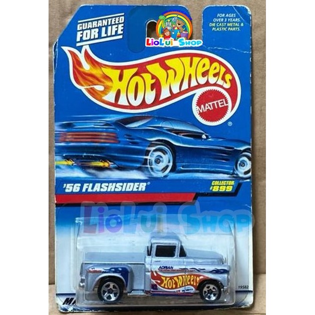 HOT WHEELS 56 FLASHSIDER ZAMAC RACE TEAM CHEVY PICKUP TRUCK