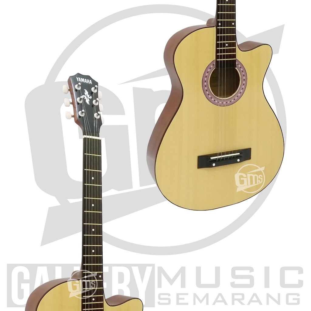 PROMO!!! Gitar Akustik Termurah Bonus Softcase Pick Senar Cadangan Packing Kayu &amp; Bubble Warp