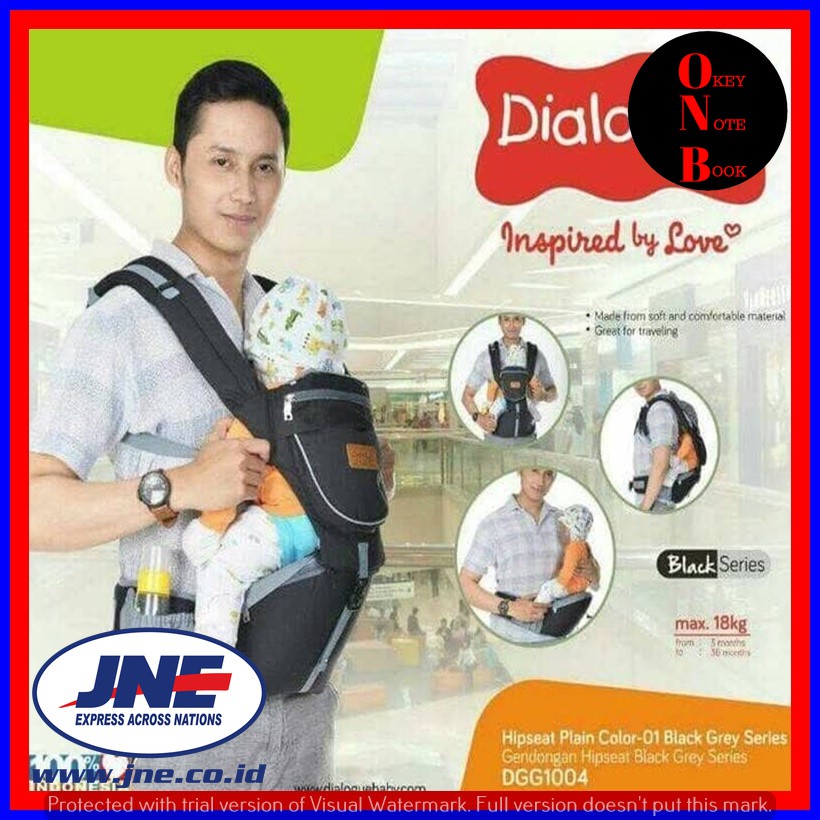 GENDONGAN BAYI /GENDONGAN BAYI HIPSEAT DIALOGUE BLACK SERIES