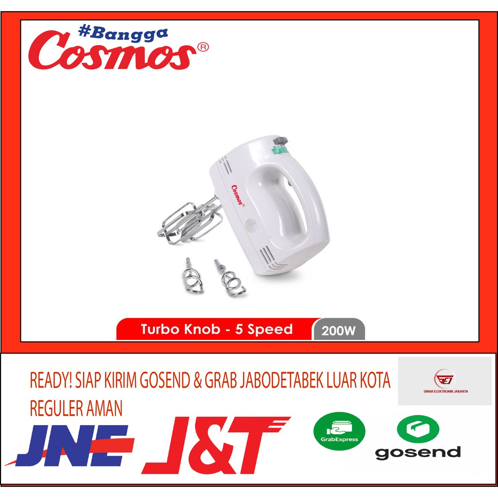 Hand Mixer Cosmos CM 1279 + TOMBOL TURBO