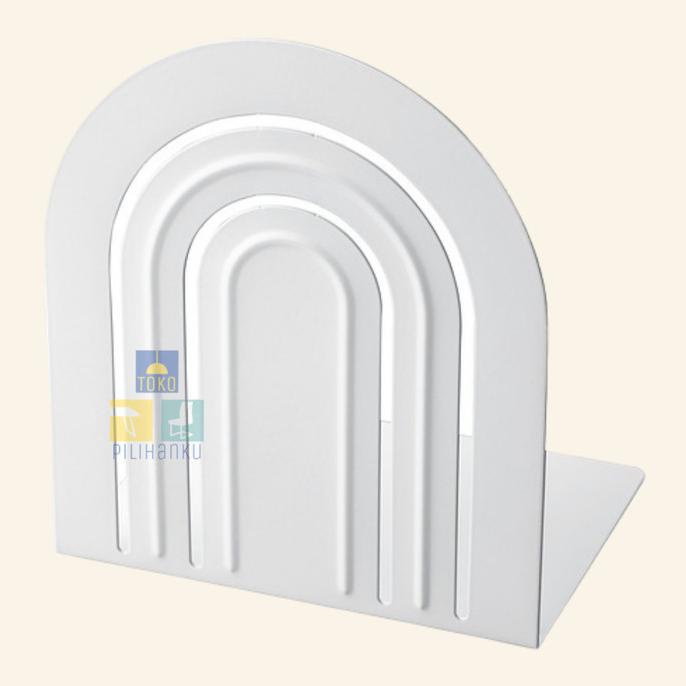 

Penahan Buku Book Stand Pembatas Buku Sandaran Buku Baja