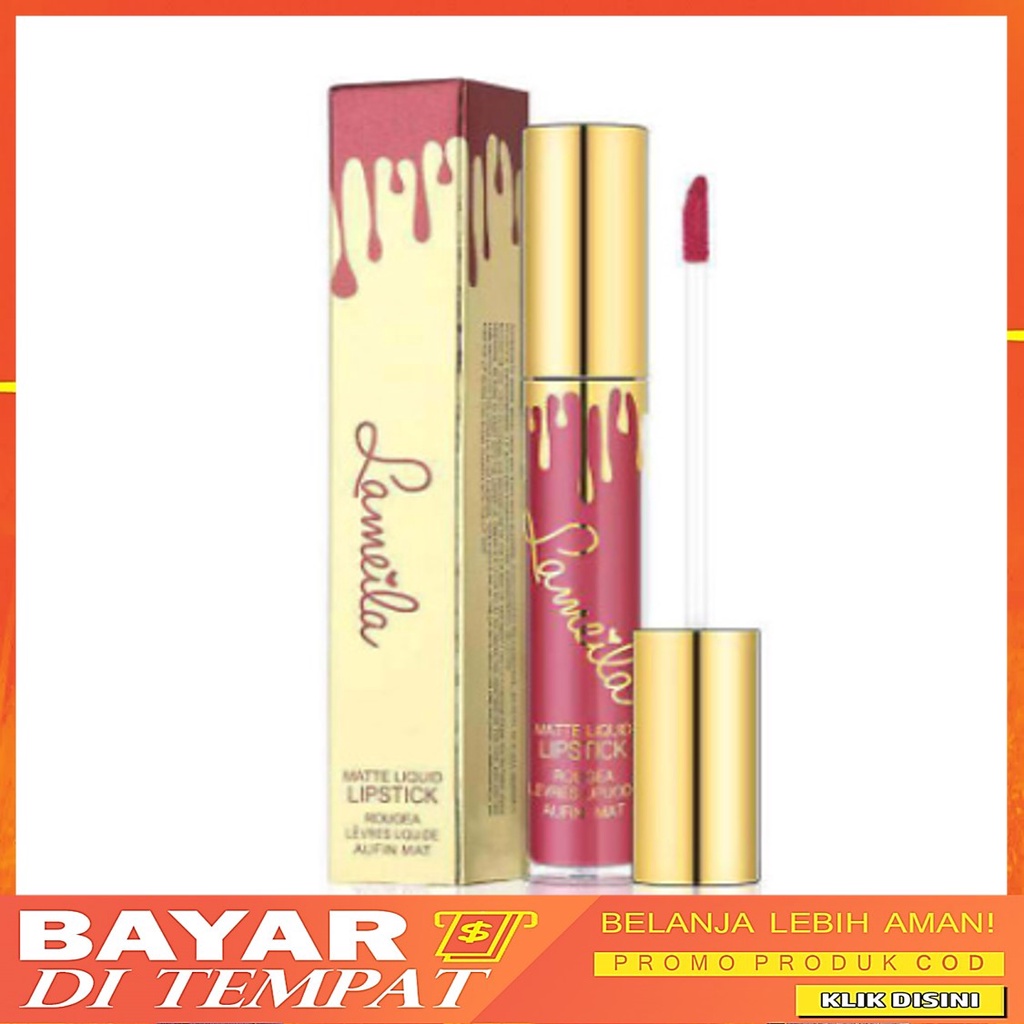 LAMEILA Lipstick Cair 6 Warna Matte Tahan Lama / Lip Gloss DJ 763