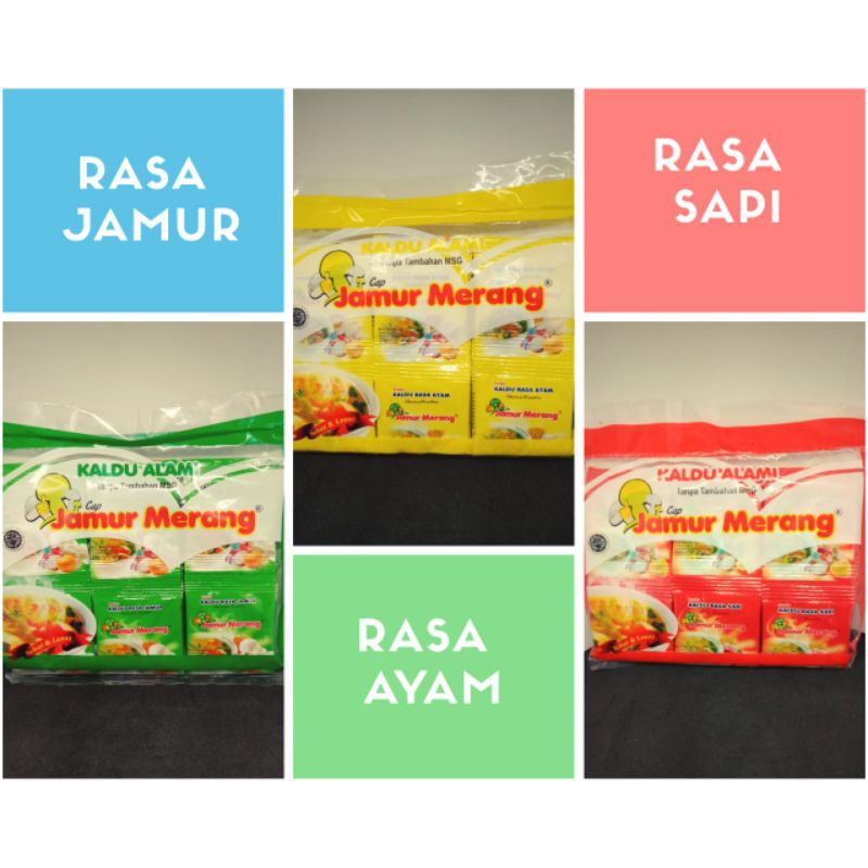 

Kaldu Jamur Merang kemasan renceng