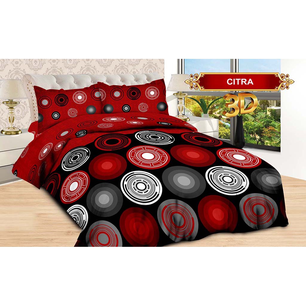 Sprei bonita disperse 3D 180/160/120X200 lembut halus dan anti luntur