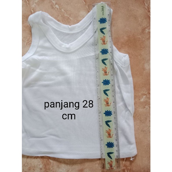 6 pcs Singlet newbon katun PINIKIOS / singlet bayi