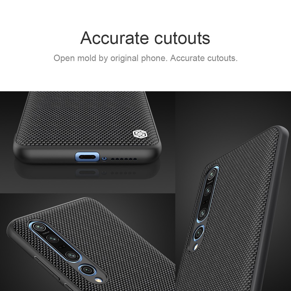 Hard Case XIAOMI Mi 10 Pro Nillkin Textured Nylon Fiber Hardcase Original Nillkin