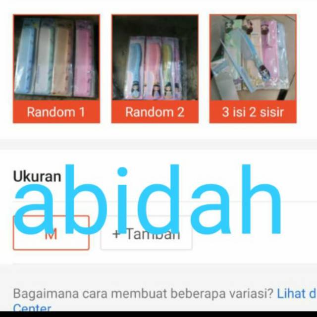 Sisir besar murah random